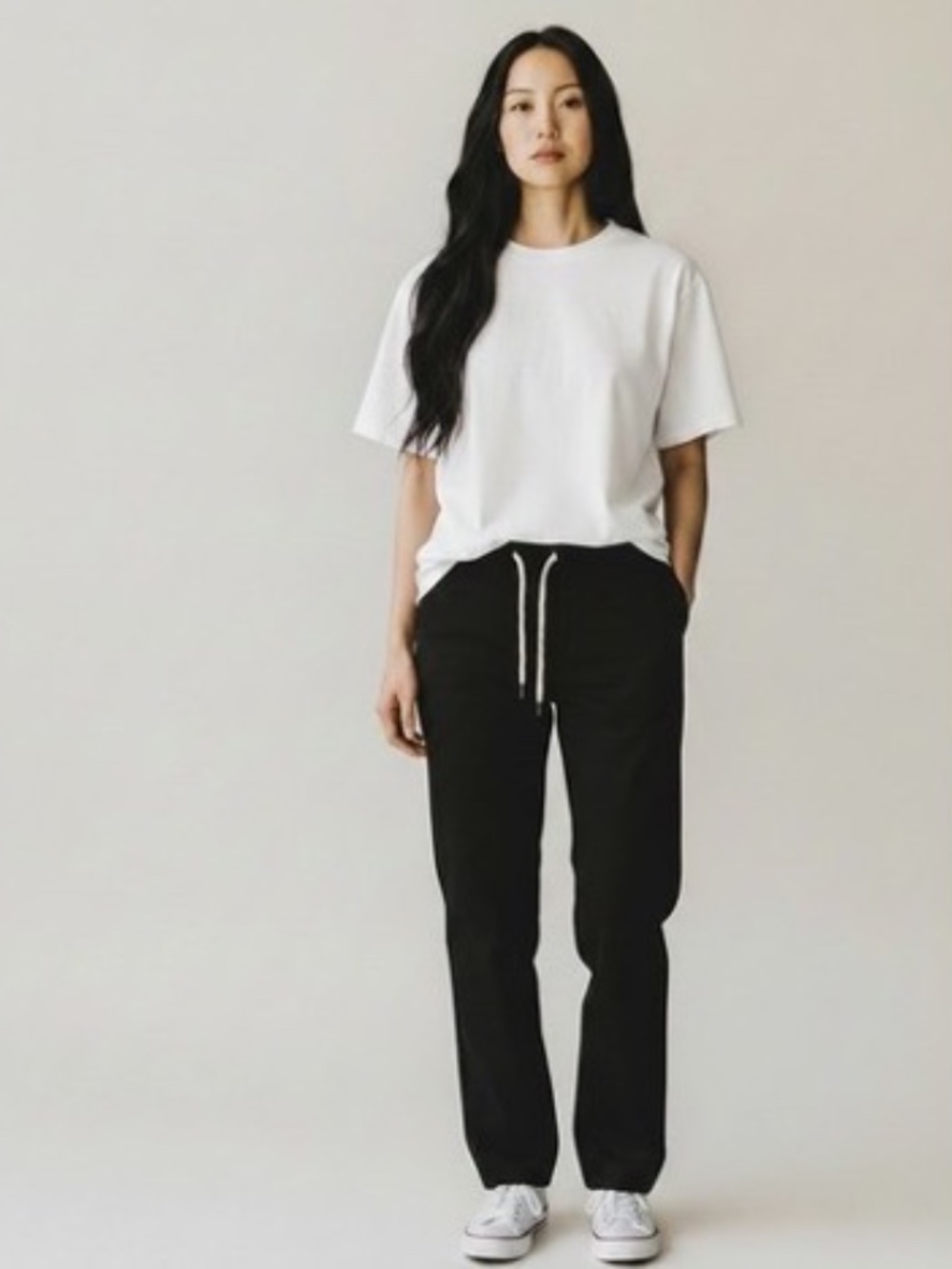 Vuori Ripstop Pants Black Organic Cotton Size M VW401